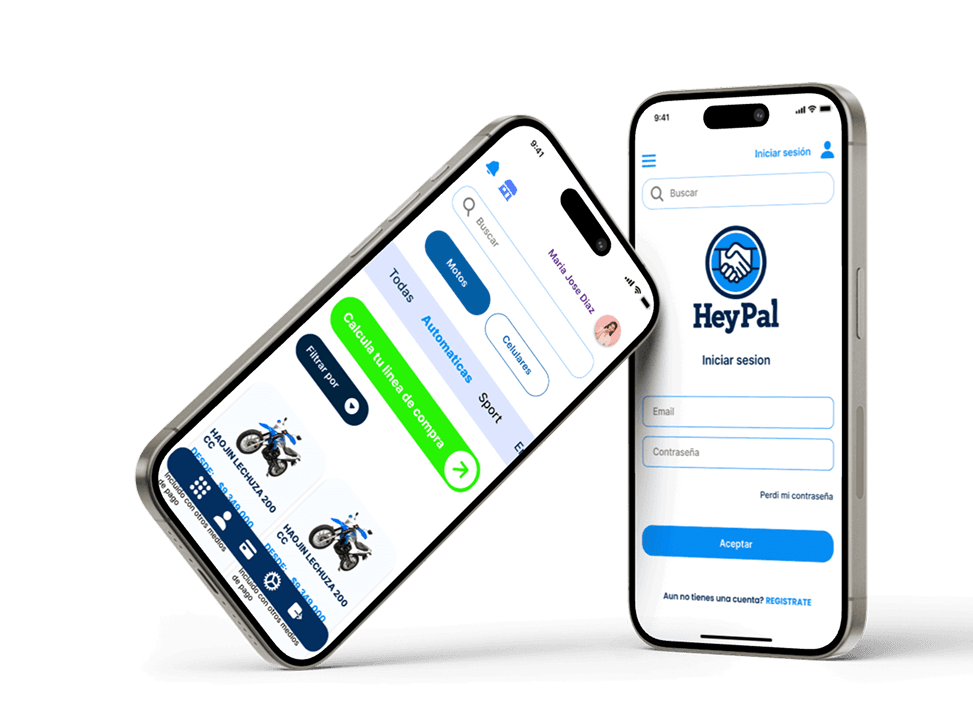 HeyPal app en teléfonos